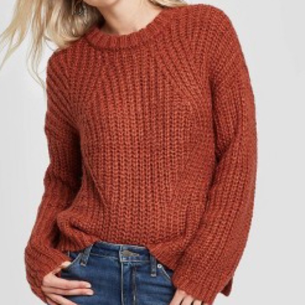 Crewneck Chunky Pullover Sweater